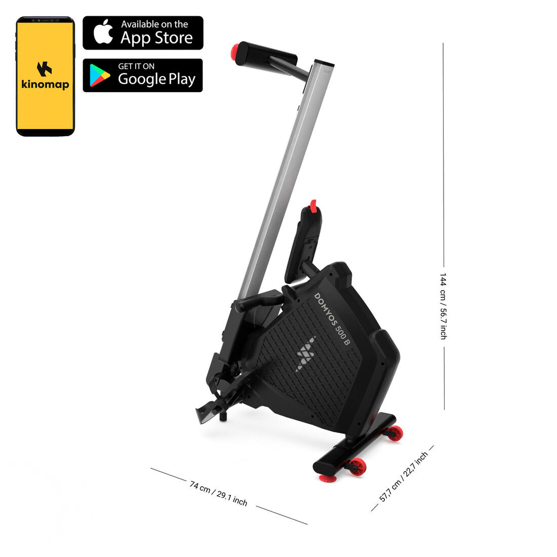 Rameur d'entraînement 500b auto-alimenté et connecté