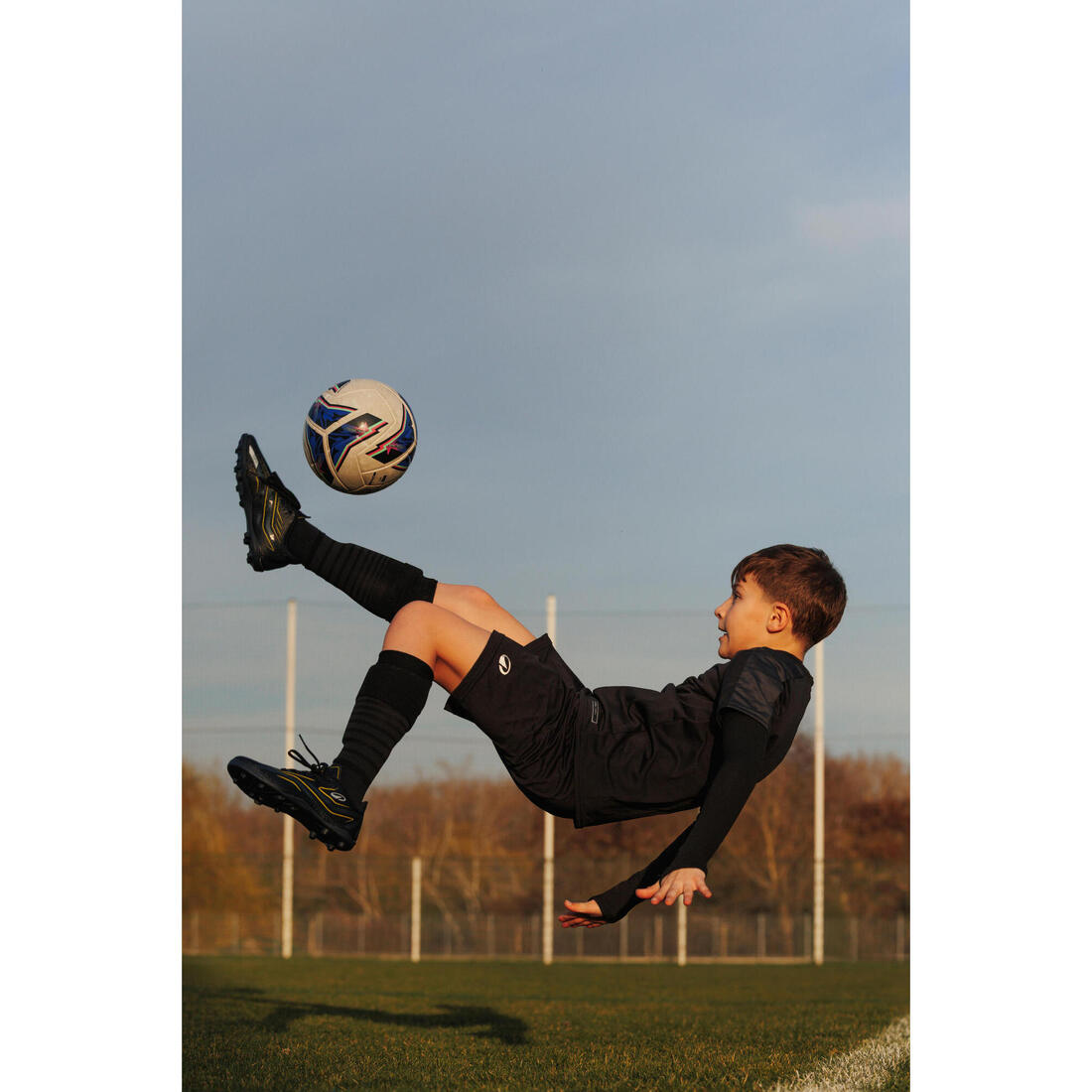 CHAUSSURES DE FOOTBALL ENFANT A LACETS 160 JR MG