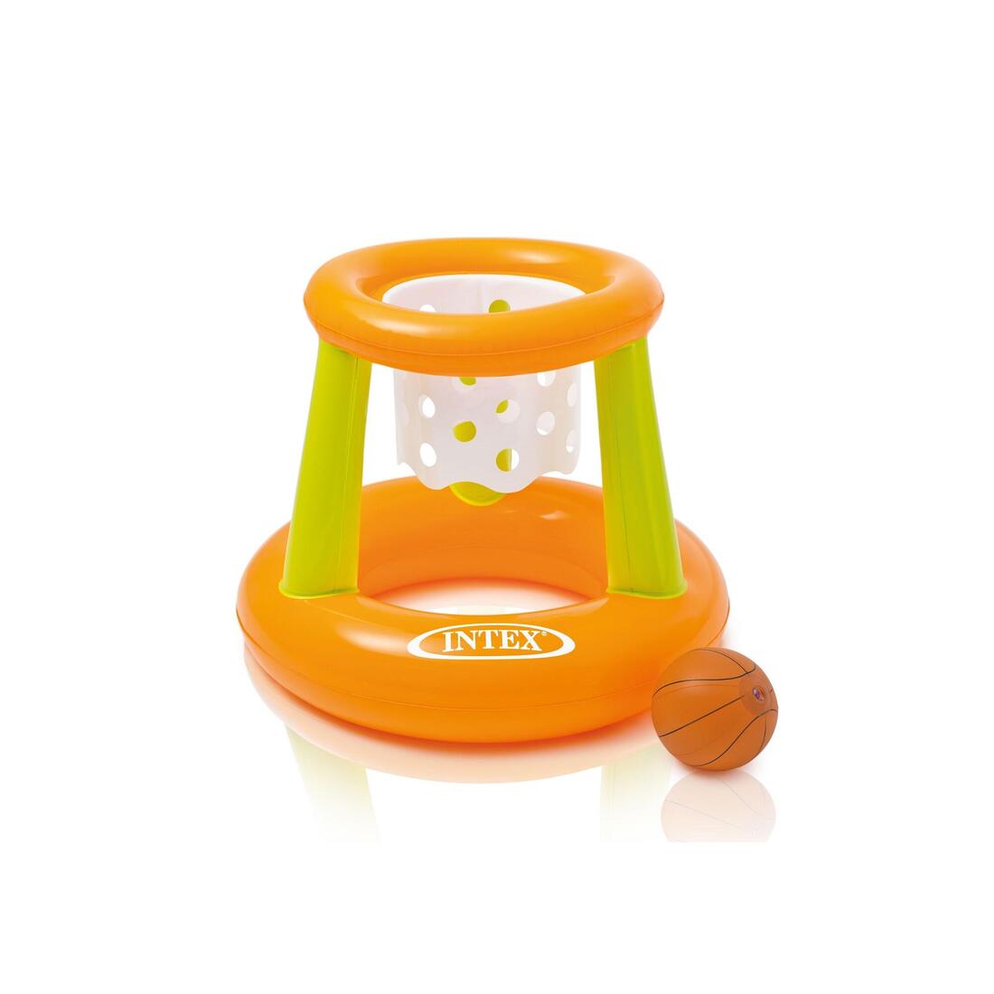 JEUX PANIER DE BASKET-BALL FLOTTANT AQUATIQUE INTEX ENFANTS ORANGE/JAUNE