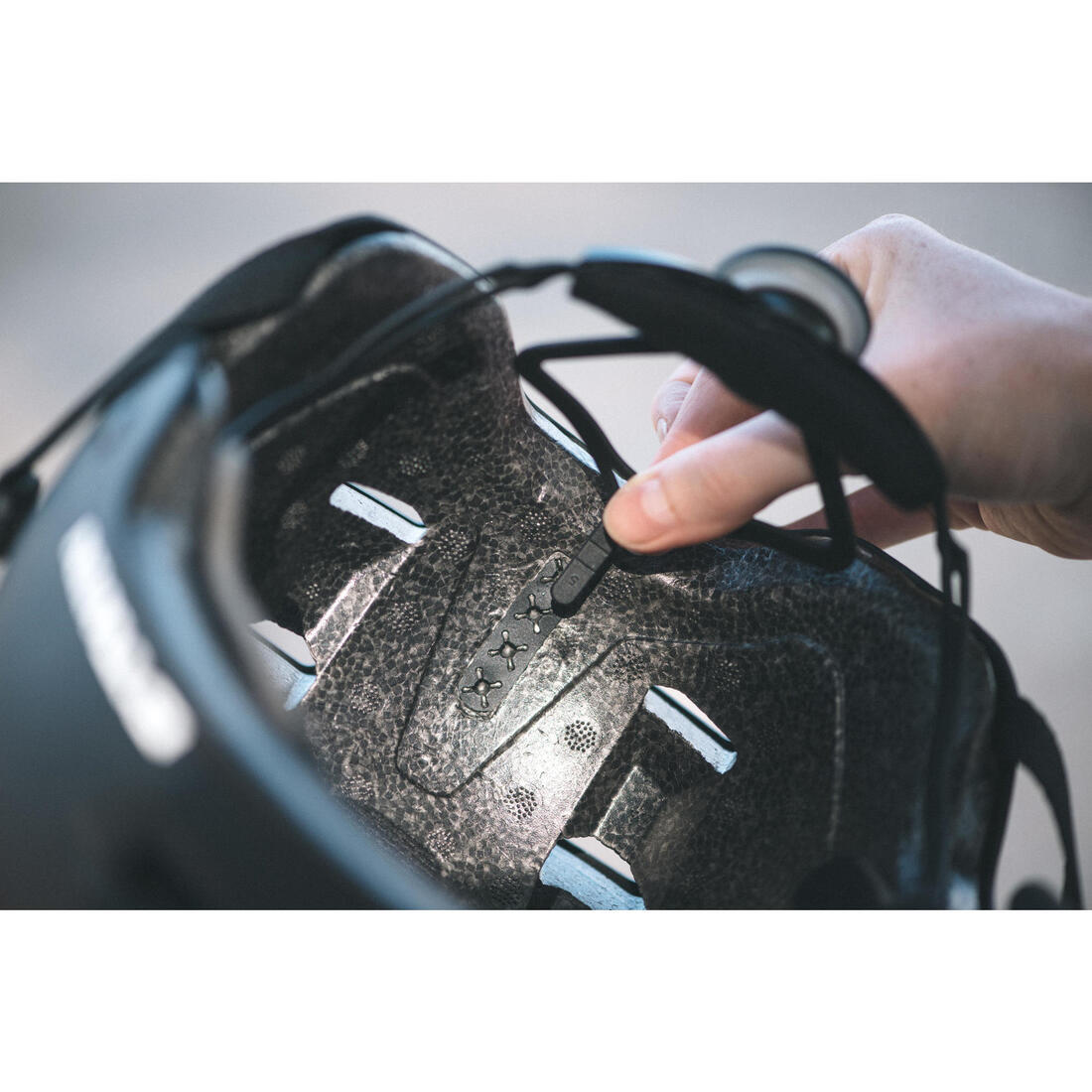 CASQUE VELO TEEN 500  BLACK XS