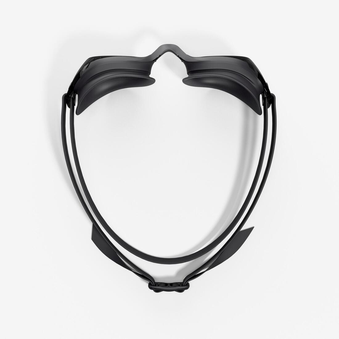 Lunettes de natation Taille Unique - Bfit blanches verres miroirs
