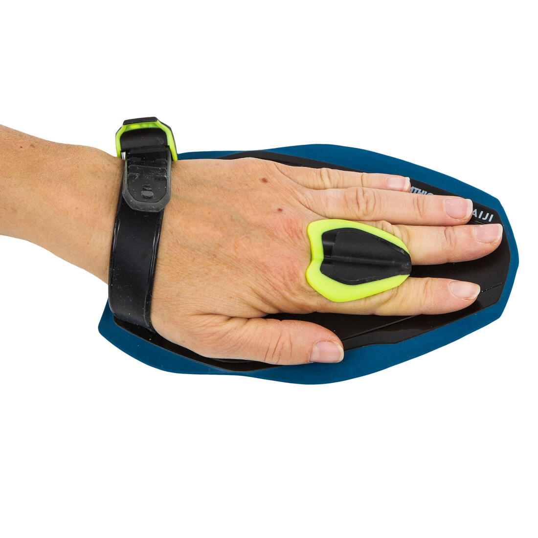 Plaquettes de natation quick-in 500 taille s bleu jaune