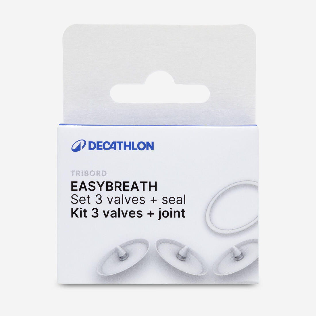 Kit de 3 valves orange + joint tuba du masque Easybreath
