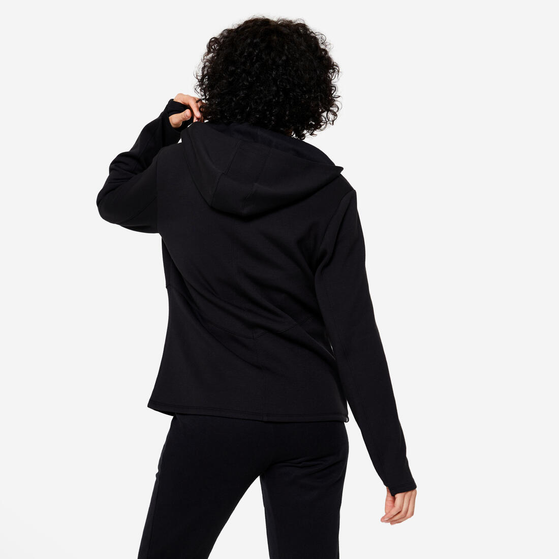 Sweat à capuche zippé femme