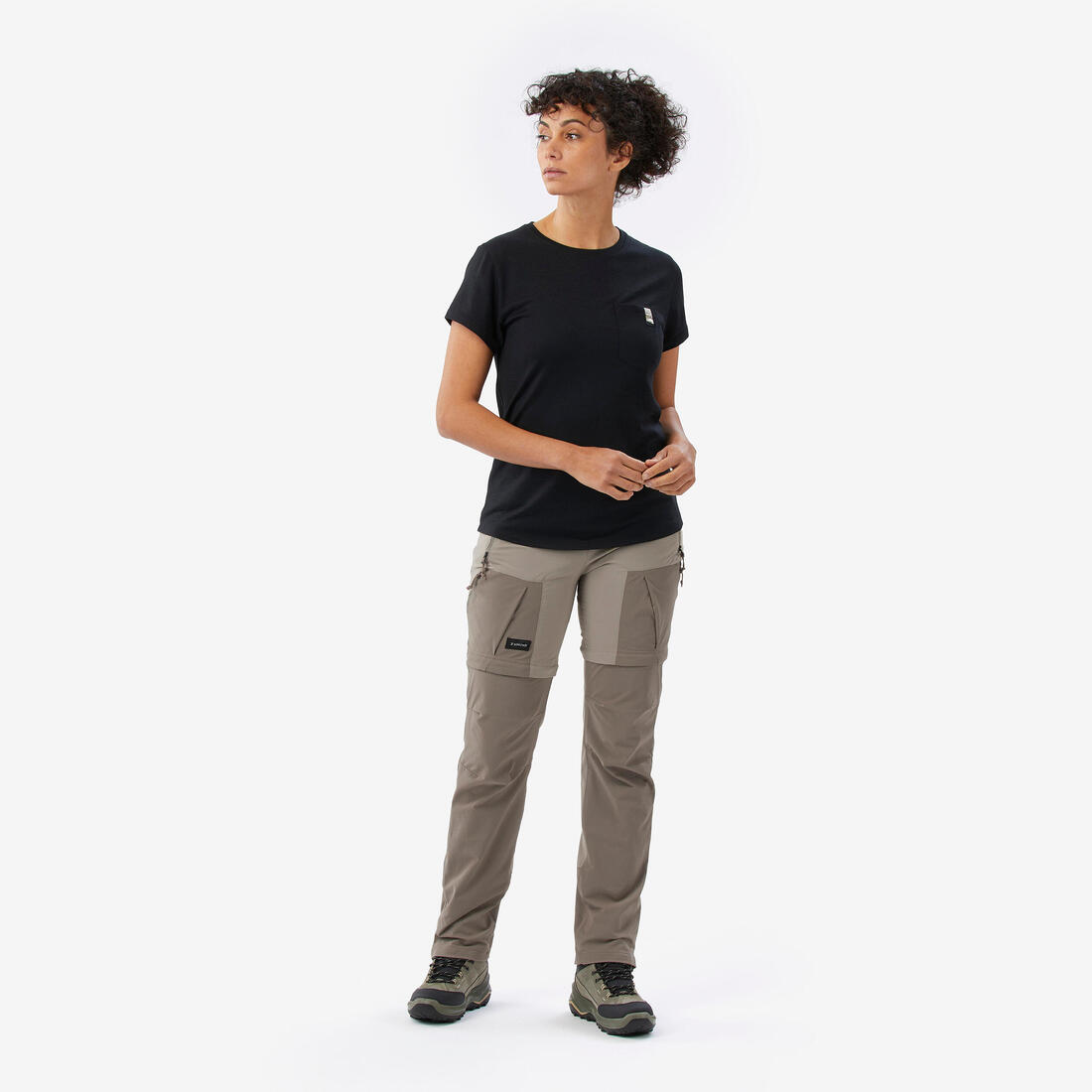 T-shirt manches courtes 100 % laine mérinos femme, Merino 100%