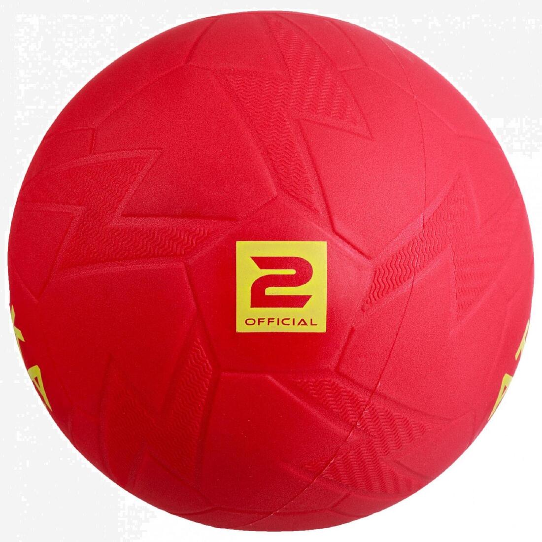 Ballon de beach handball hb500b taille 2 rouge