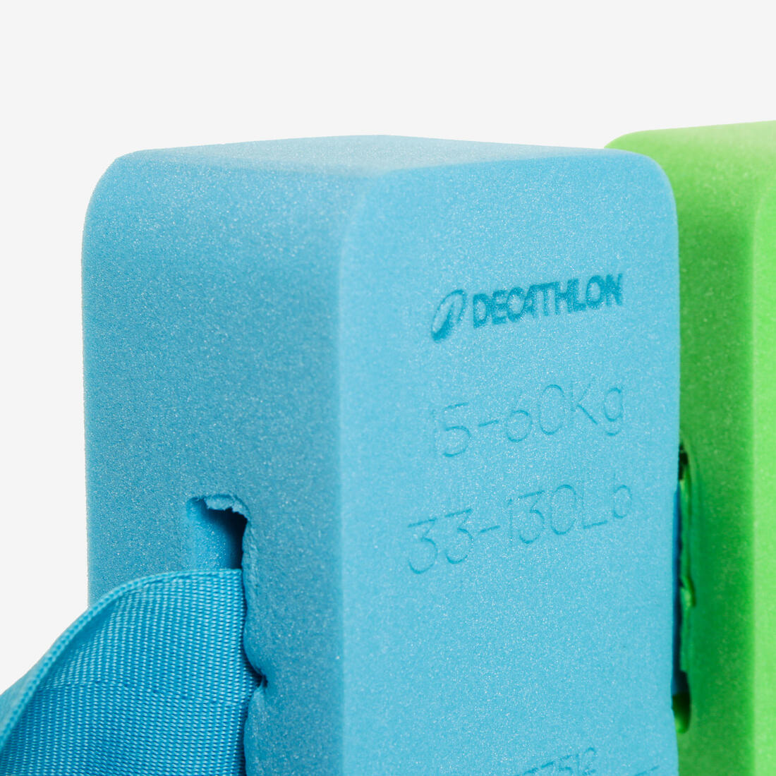 Ceinture De Natation 15-60 kg avec Pains De Mousse Bleus Verts