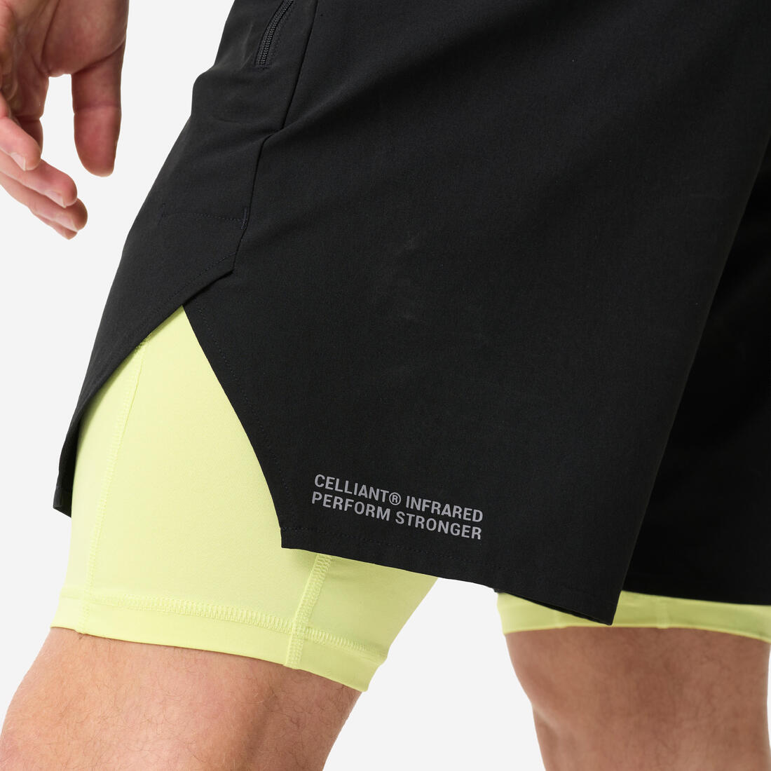 Short de cross training respirant et léger, Celliant