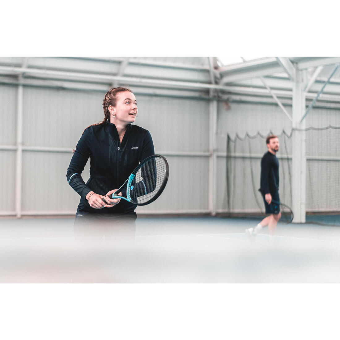 Raquette de tennis adulte TR500 LITE VERT