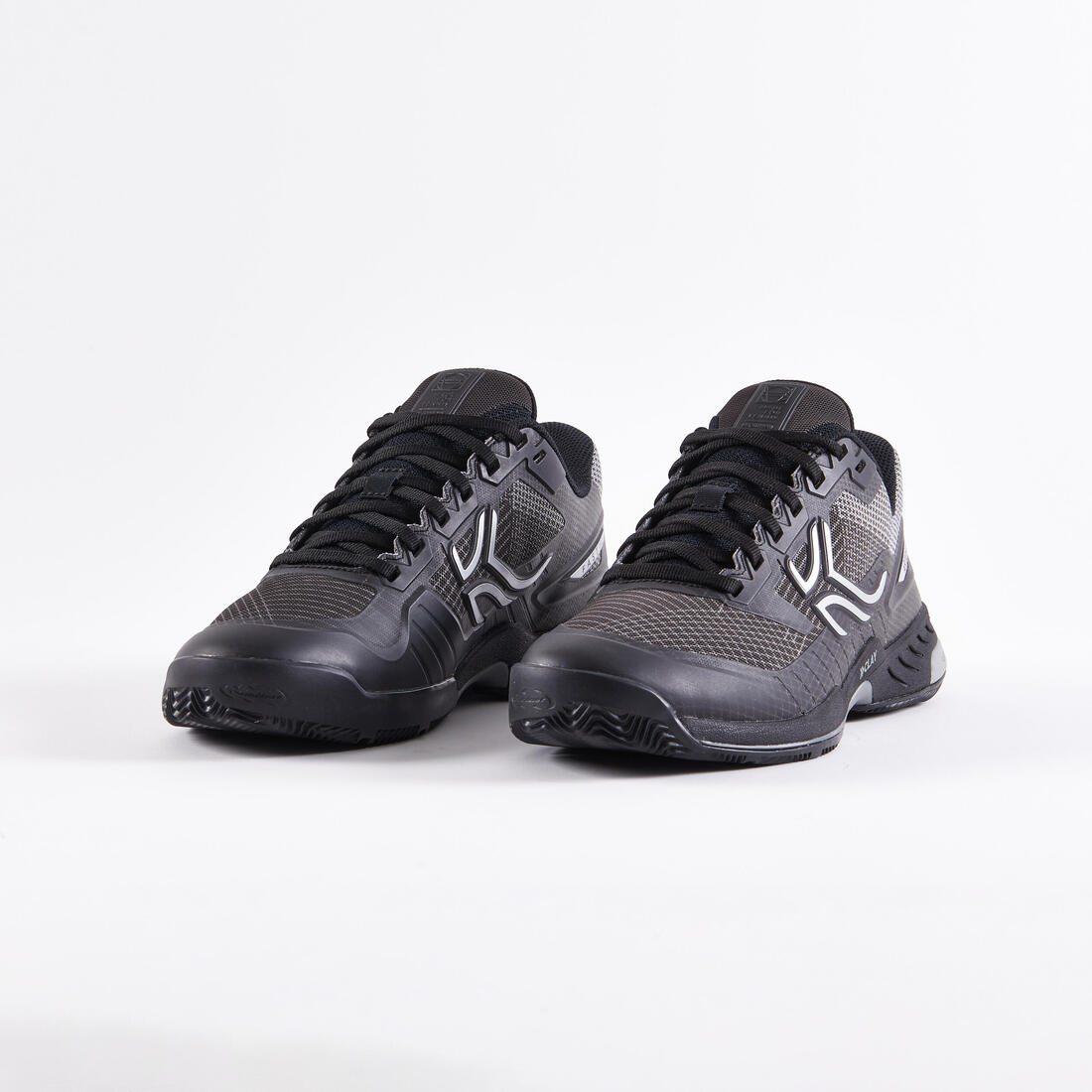 Chaussures de tennis homme terre battue - Artengo FAST Pro Clay noir Gris