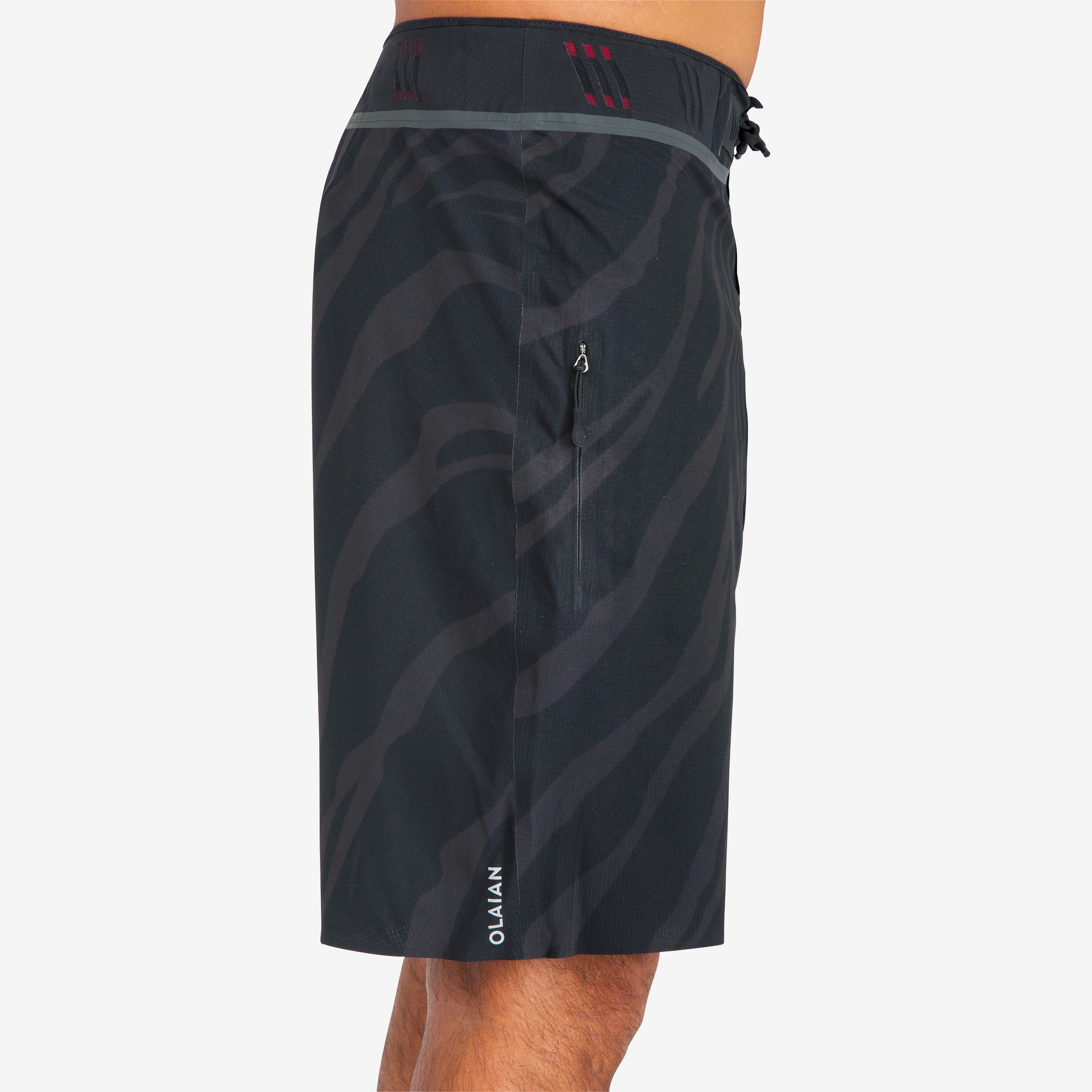 Surf Boardshort Long 900 Grungy Pink. – noir