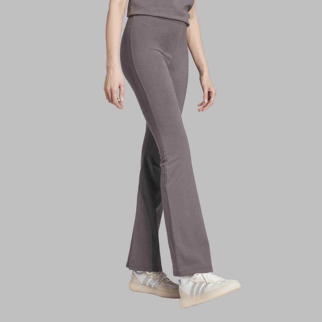 Pantalon de fitness évasé femme