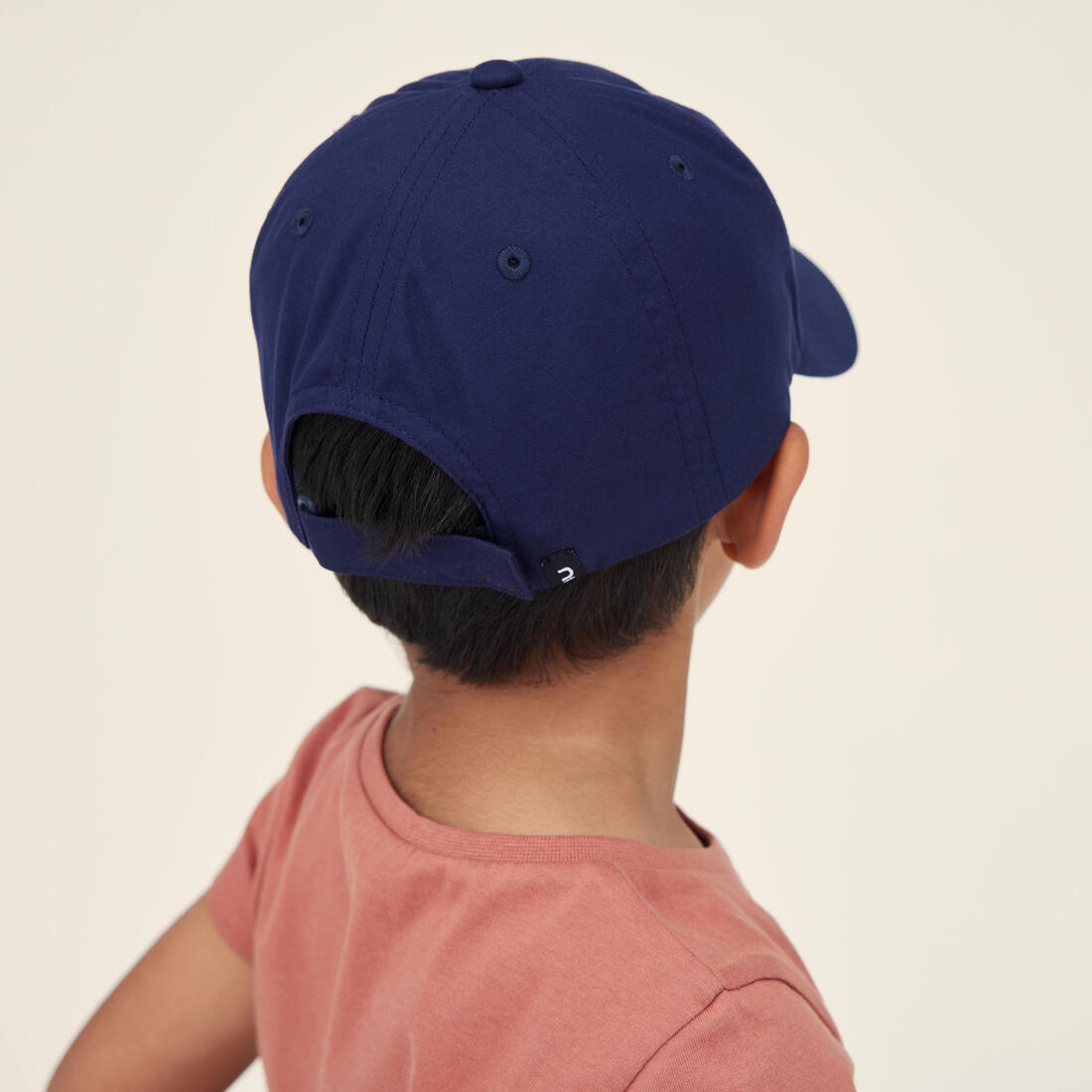 Casquette multisport ajustable bébé mixte, Rose blanc terracotta