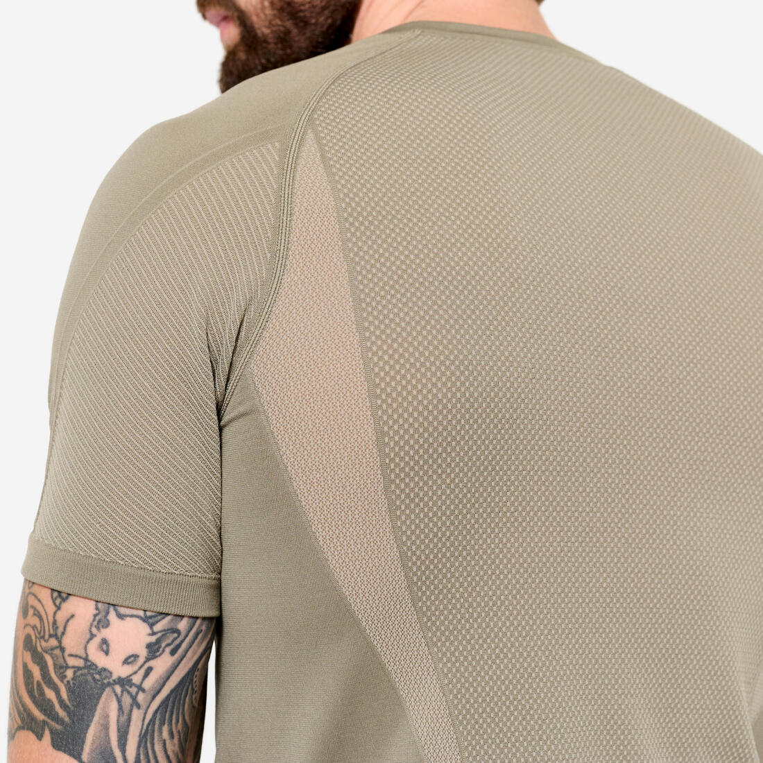 T-shirt de yoga seconde peau manches courtes homme