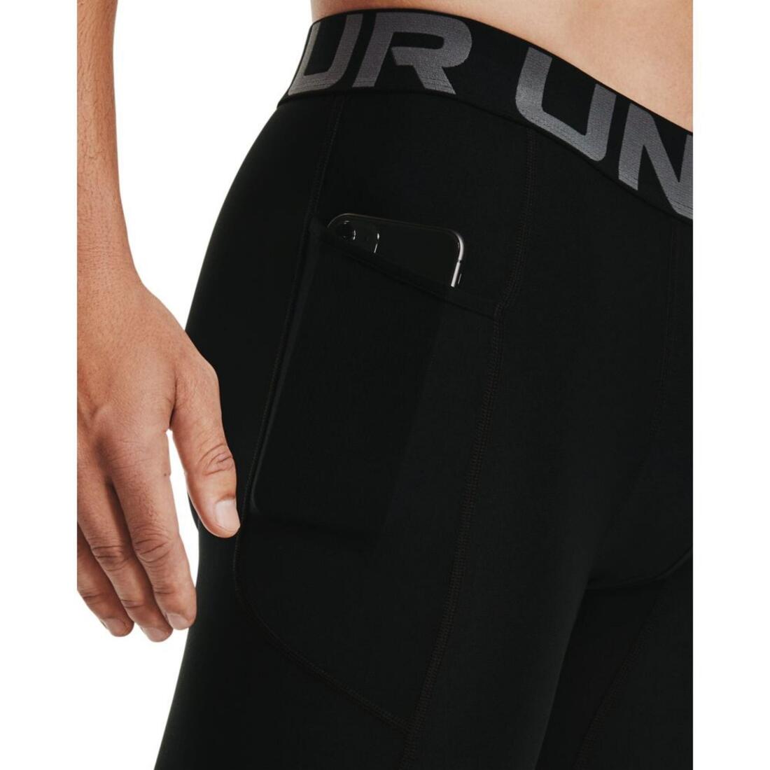 Short de compression HeatGear® pour homme, noir