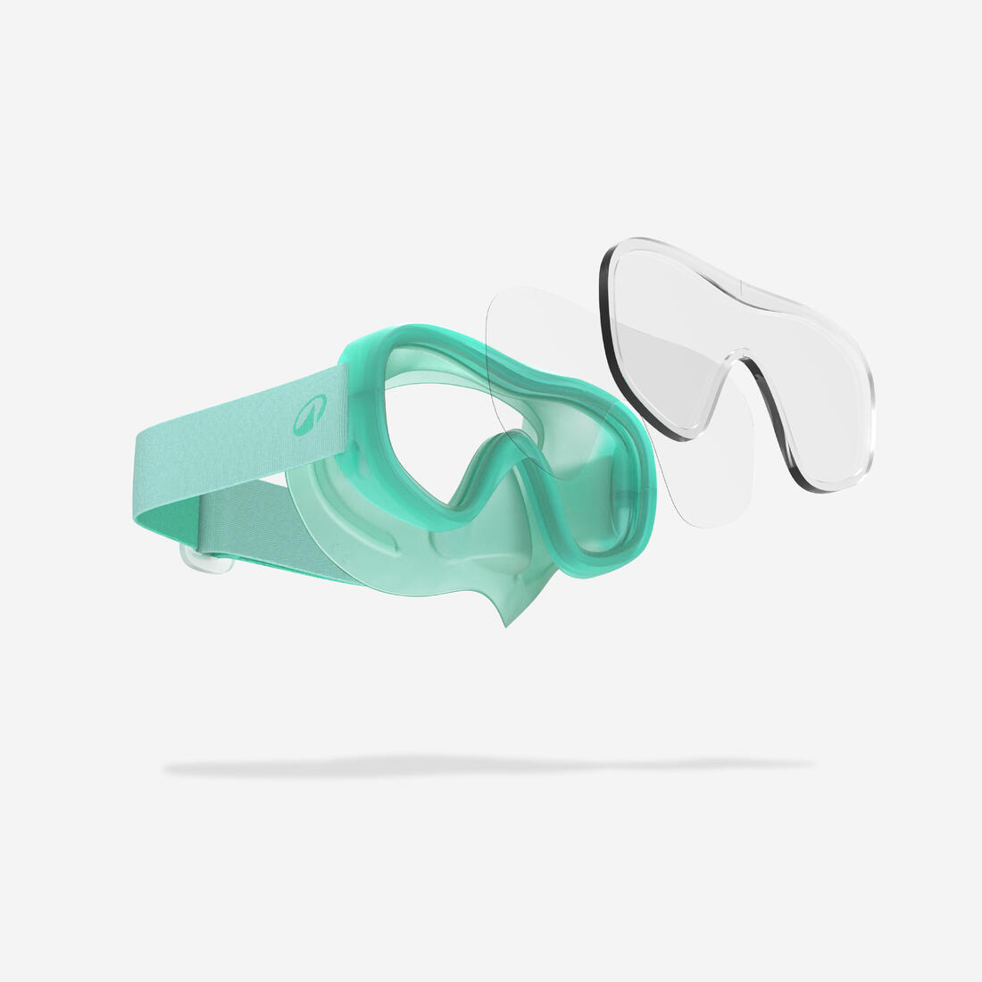 Kit plongée masque anti-buée et tuba valve snorkeling, 100 enfant