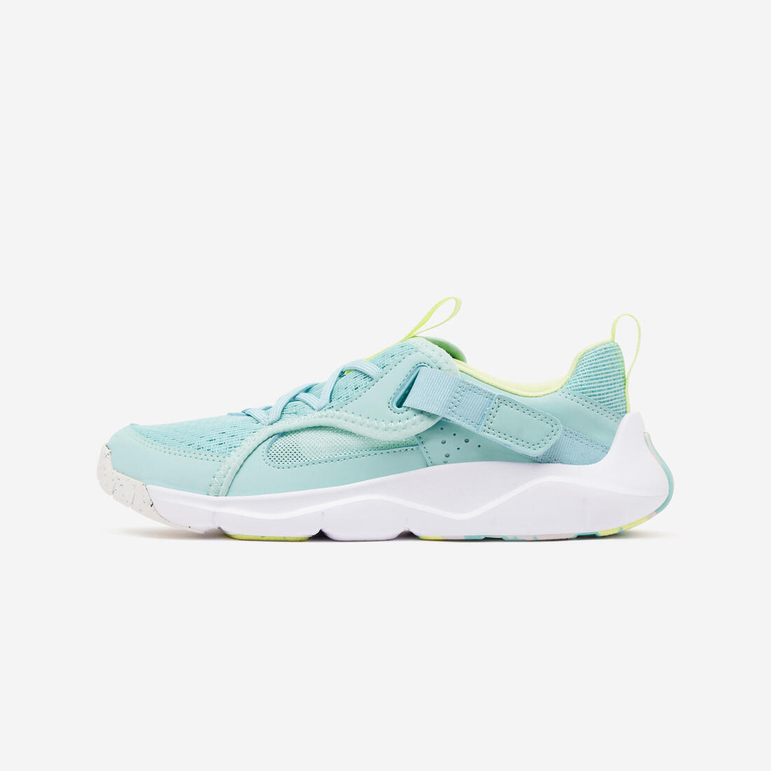 Chaussures de sport à scratch respirantes enfant, Playful Summer bleu et