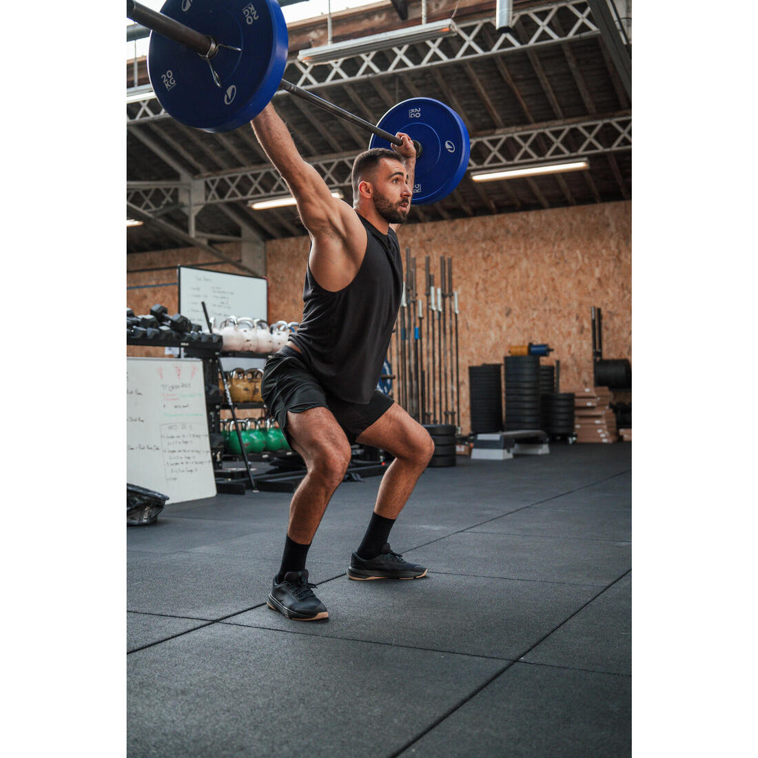 Chaussures de fitness et training flexibilité et stabilité, homme, Energy noir