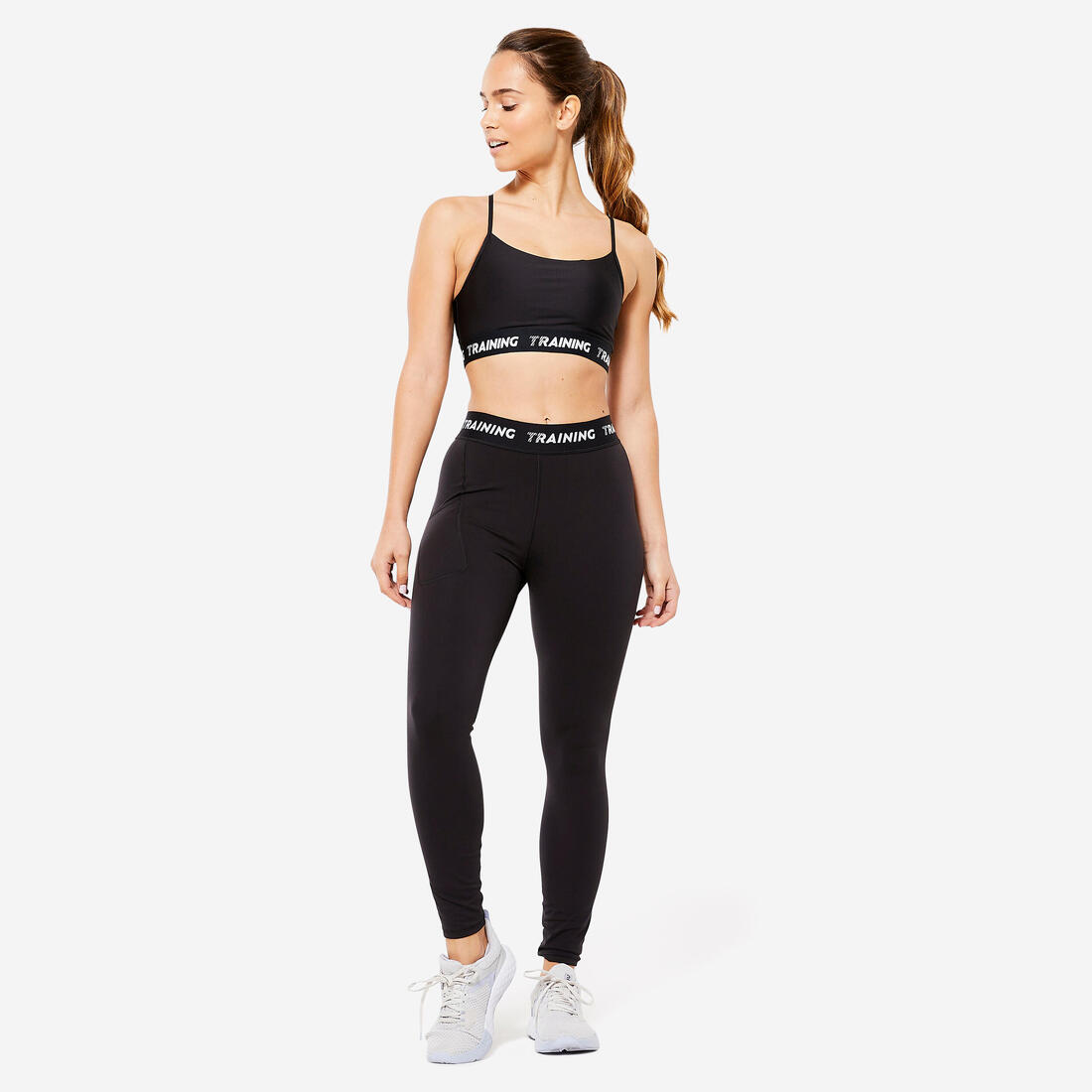 Brassière bretelles fines croisées maintien léger Femme