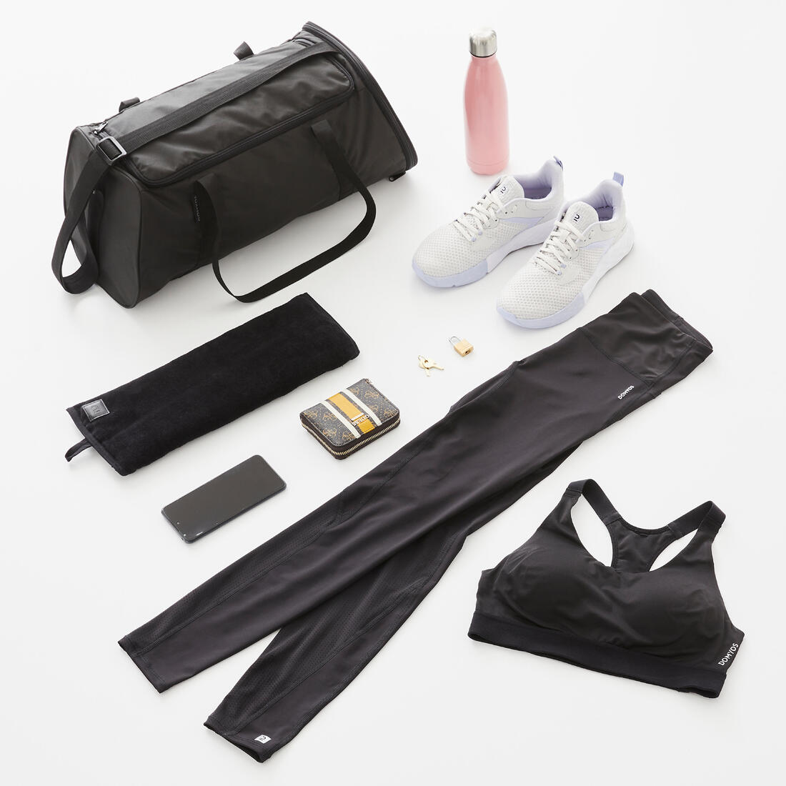 Sac de sport 20L, noir