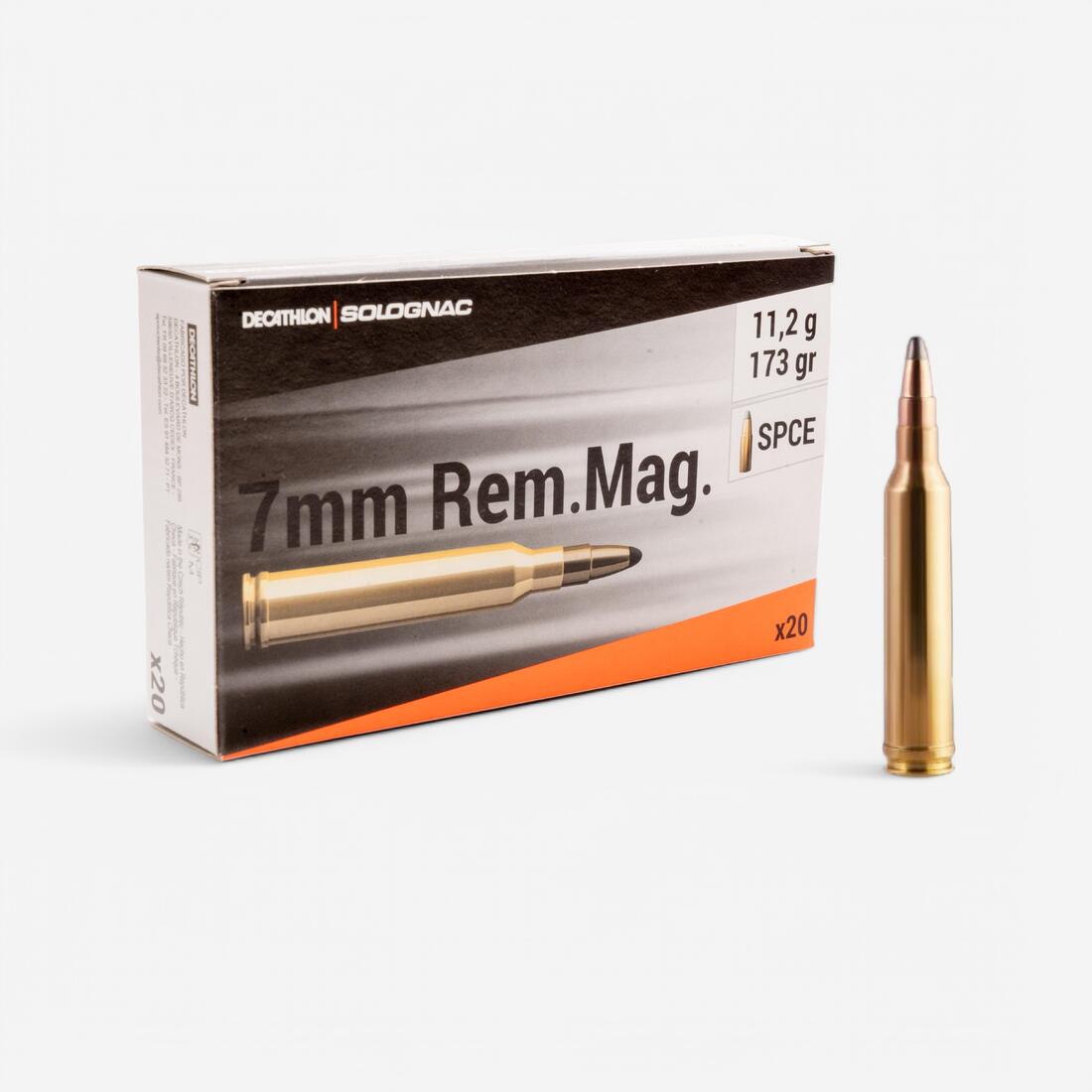 Balle 7 RM REMINGTON MAGNUM 11,2g/173gr X20 – Default