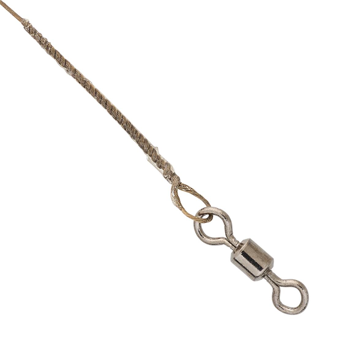 Avançon pêche carnassier RESIFIGHT 19 EMERILON+AGRAFES 5KG x3