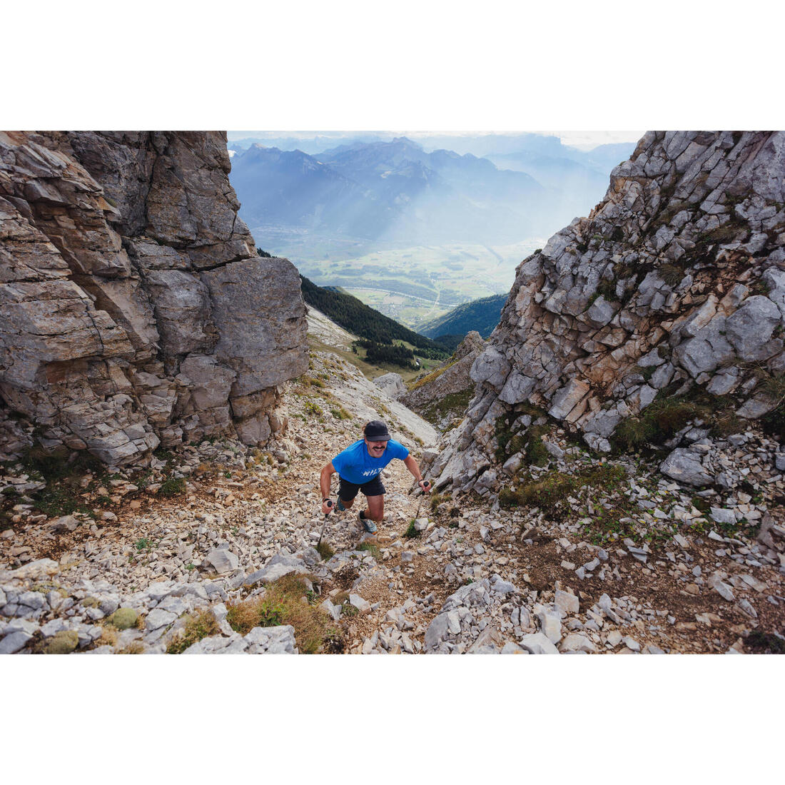 T-shirt de trail running résistant Homme - KIPRUN Run 500 Graph