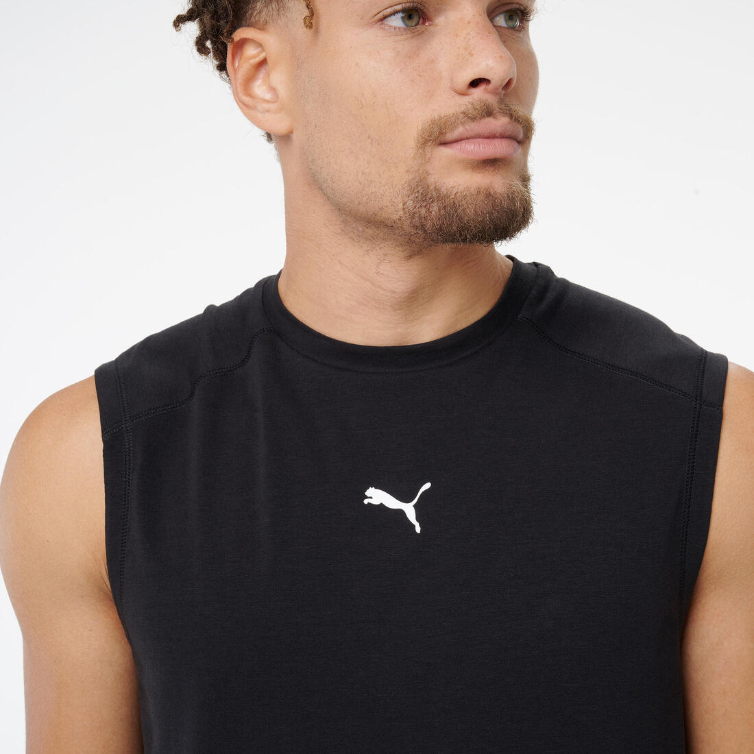 Débardeur de fitness Active homme, noir