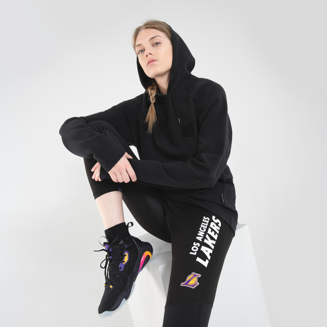 Legging basketball 3/4 nba los angeles lakers homme/femme - 500