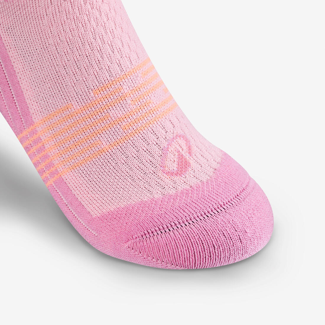 Chaussettes de randonnée enfant (lot 2 paires), HIKE500 Mid marron et