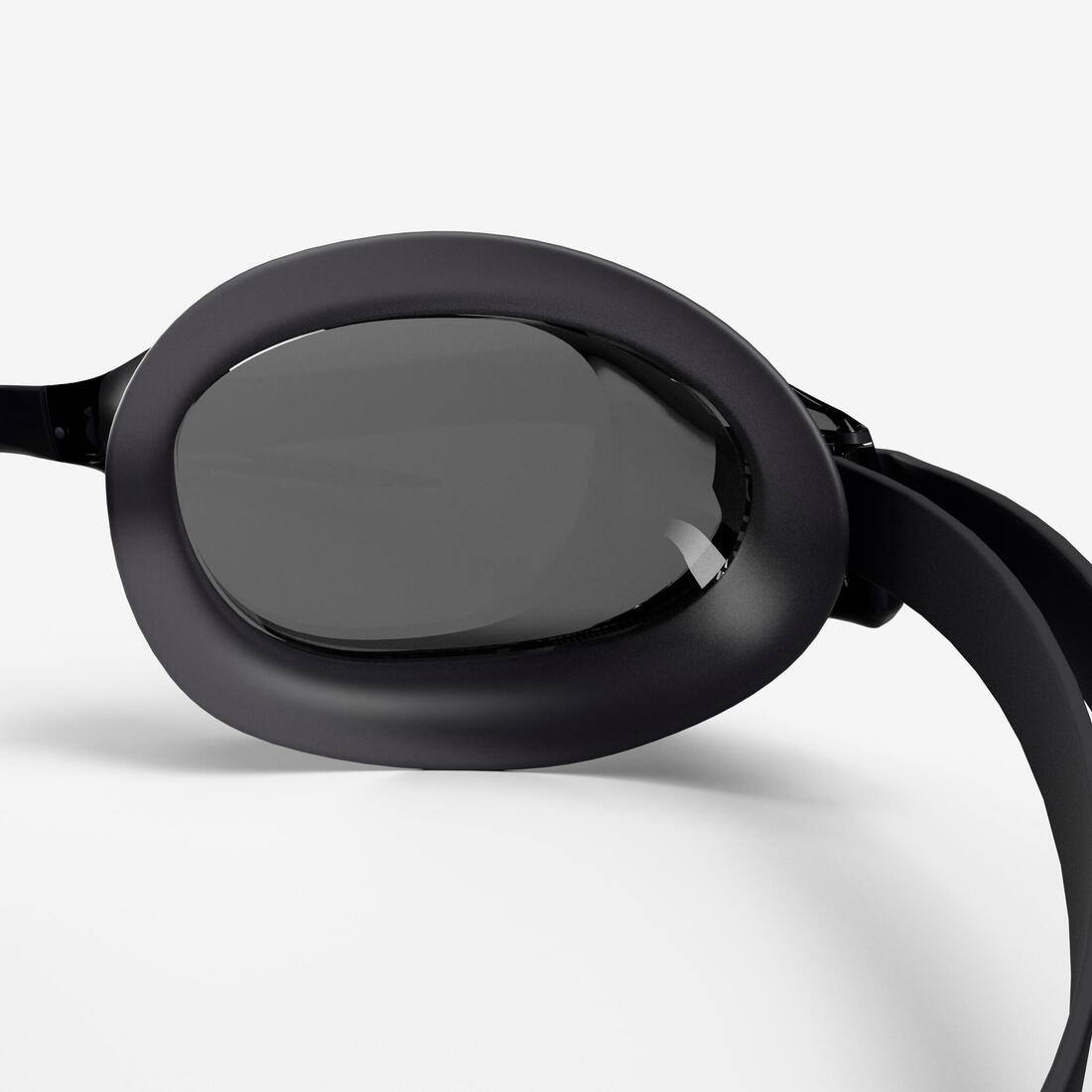 Lunettes de natation Taille Unique - Bfit blanches verres miroirs