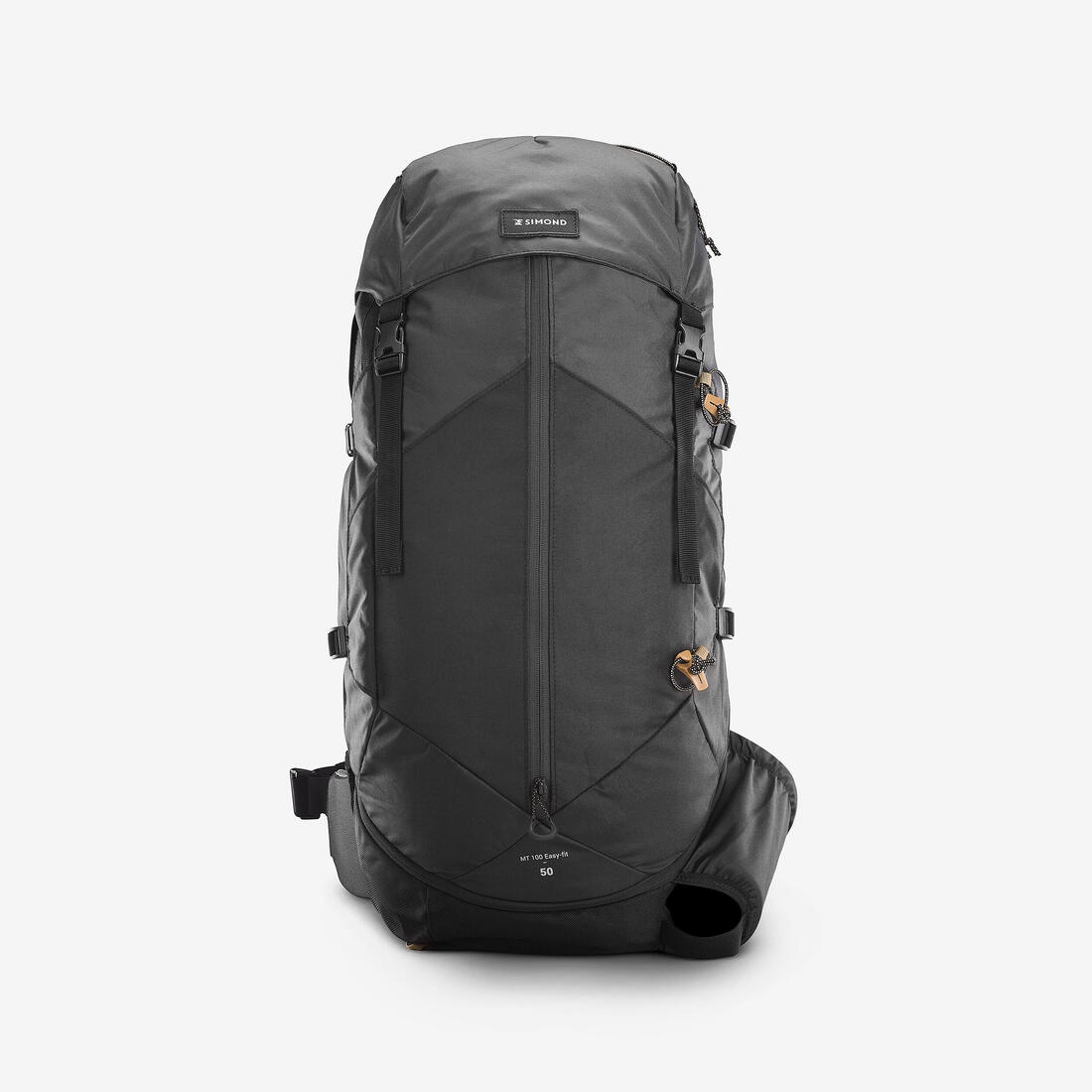 Sac à dos de trekking homme 50 l - mt100 easyfit