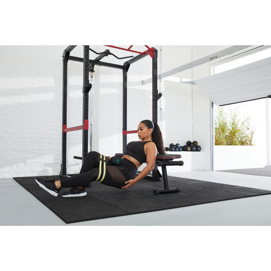 ÉLASTIQUE GLUTE BAND MUSCULATION FESSIERS 14KG GRAND connecté