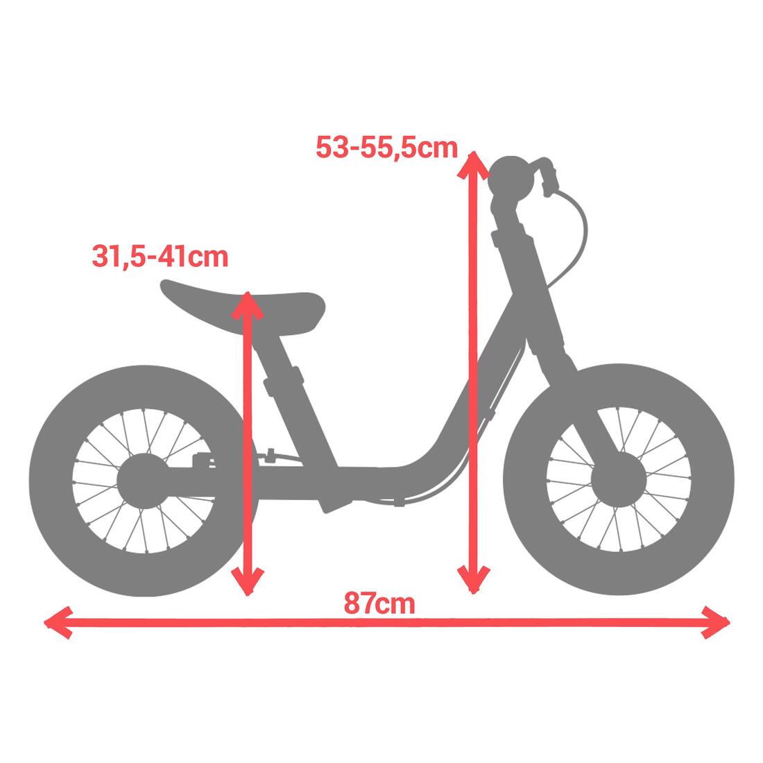 Draisienne enfant 12 pouces alu, runride 900 jaune