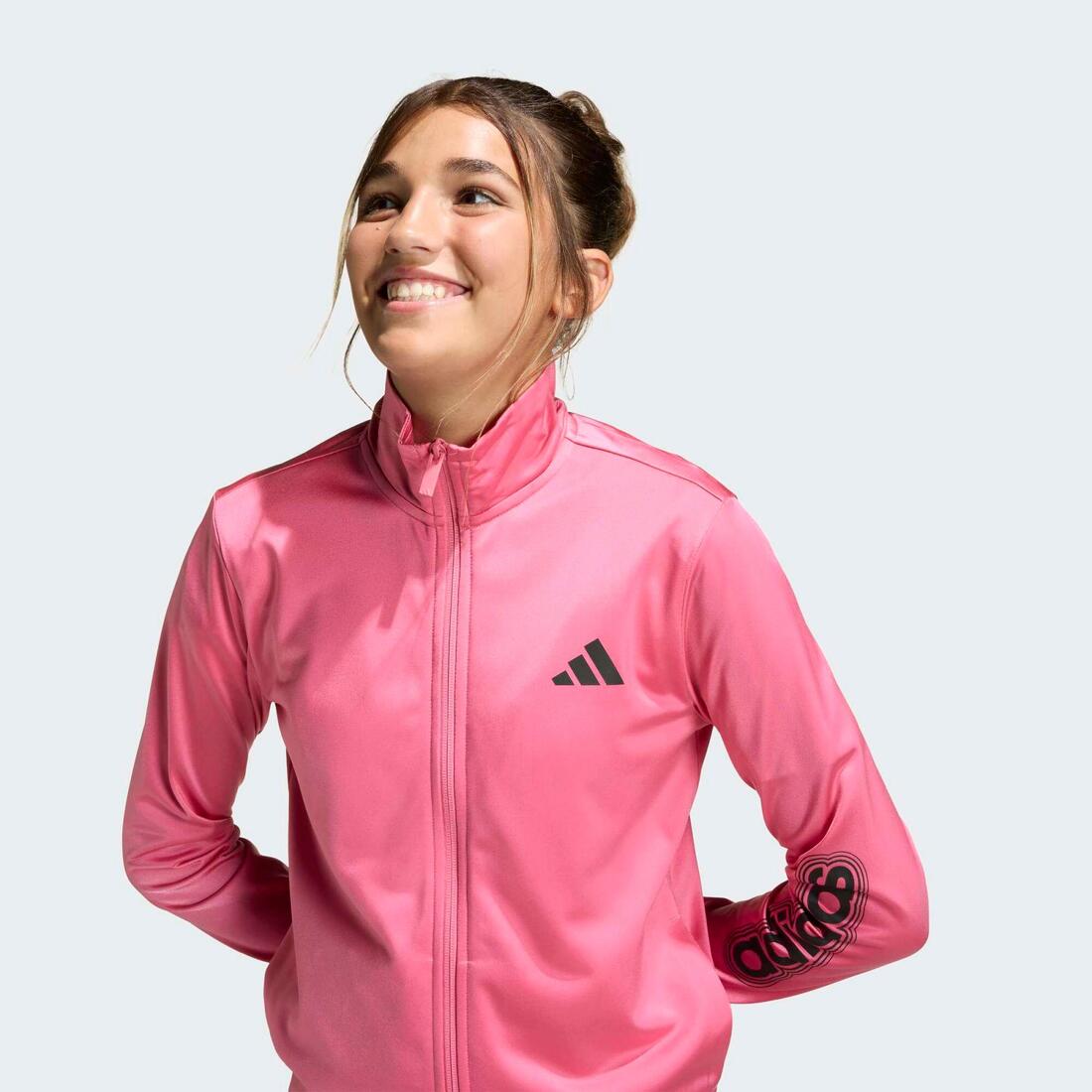 Ensemble de survêtement fille, rose et noir
