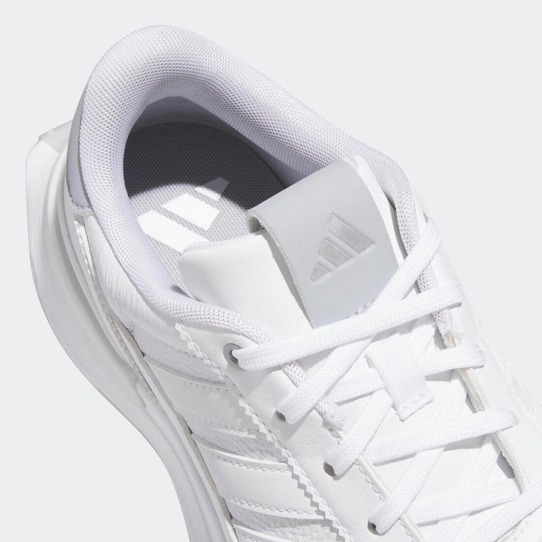 Chaussures de golf cuir imperméable femme, S2G blanc