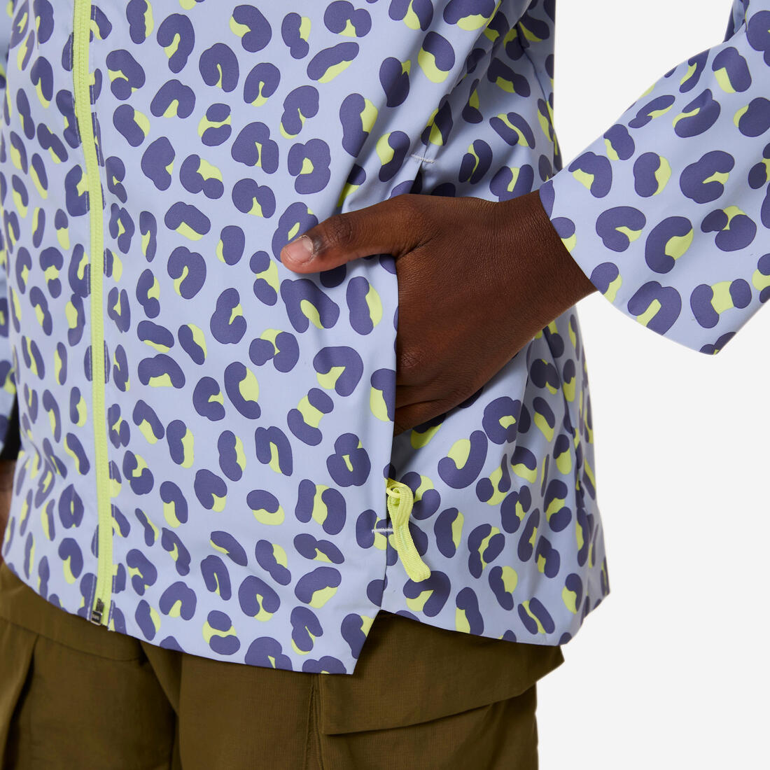 Veste imperméable de randonnée enfant, MH500 tw