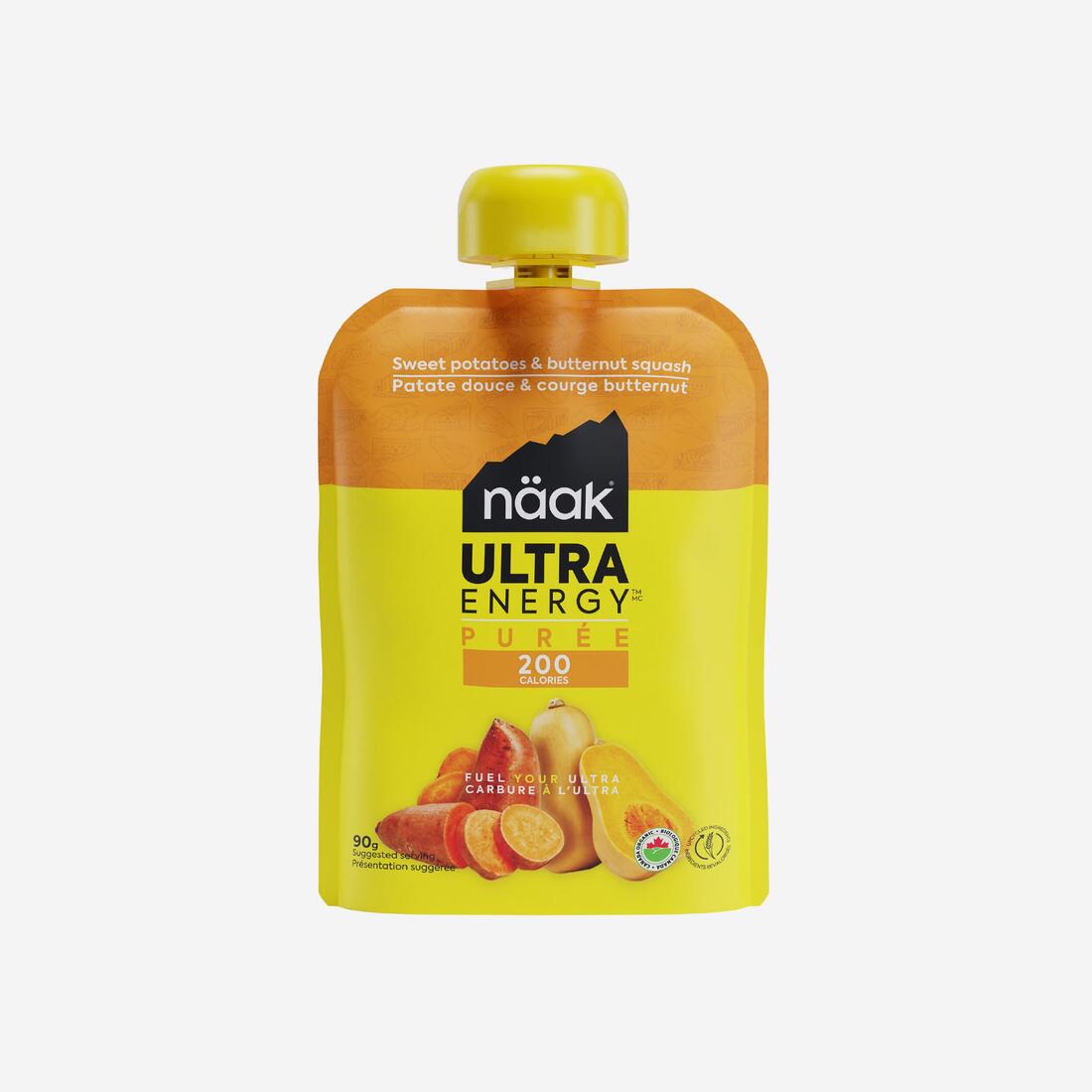 Purées énergétiques pomme et patate douce butternut, Ultra Energy™ 3 x 90g