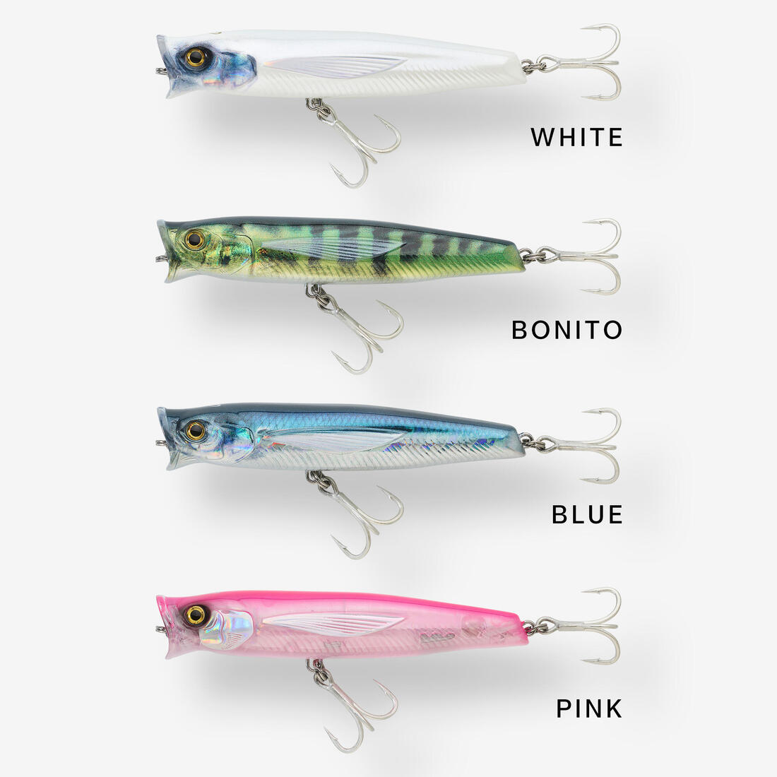 Leurre de surface Popper pêche en mer EXOFLY POP 12cm