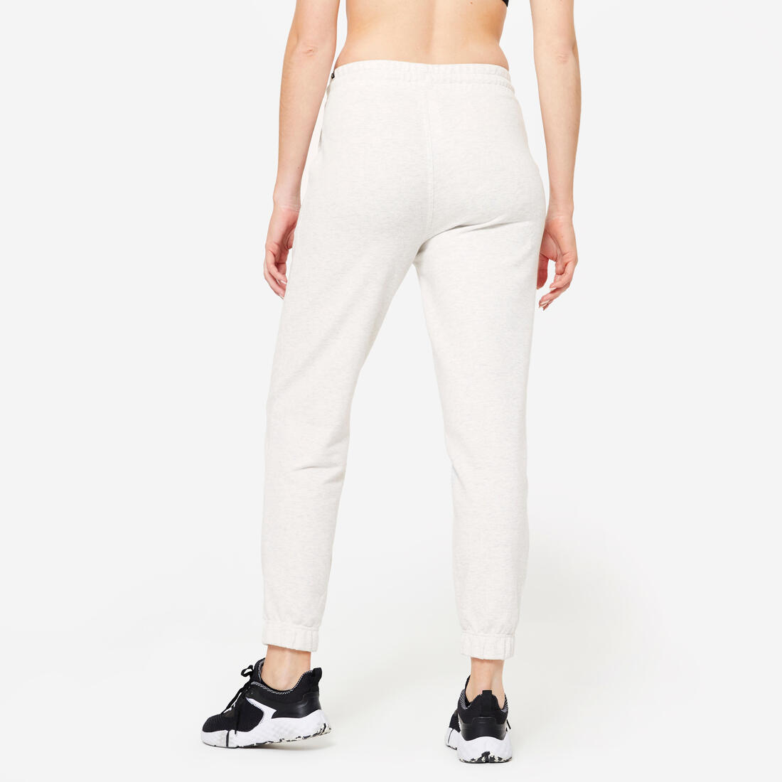 Pantalon de jogging droit en coton femme