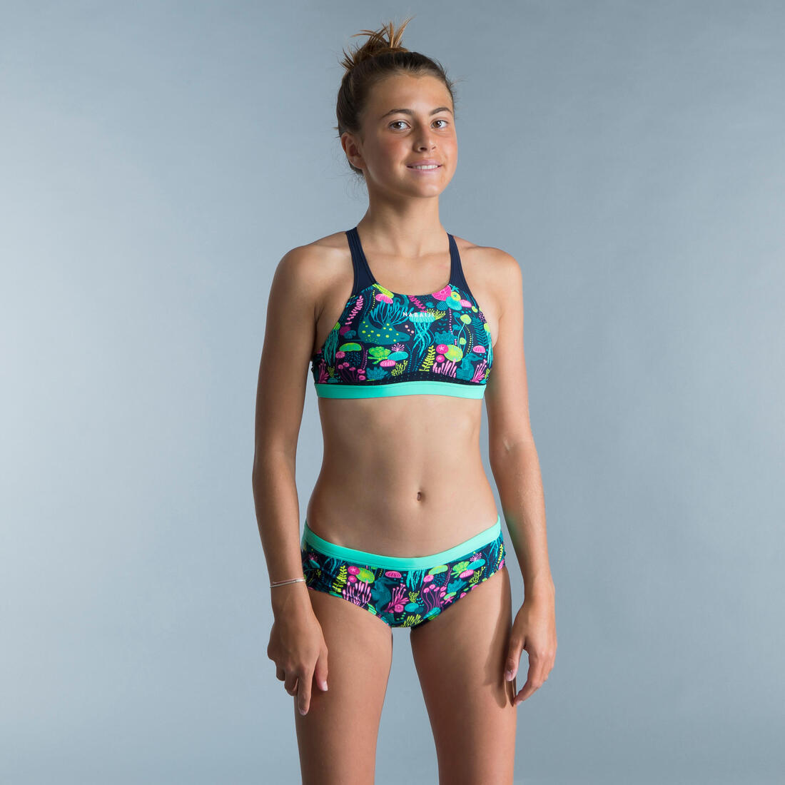 Bas de maillot de bain de natation fille Kamyleon Alg