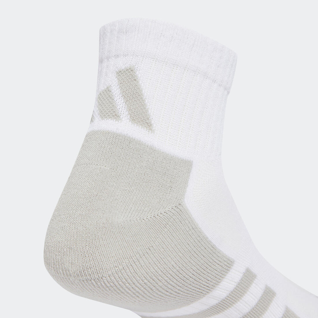 Chaussettes basses 3 bandes Adidas - blanc