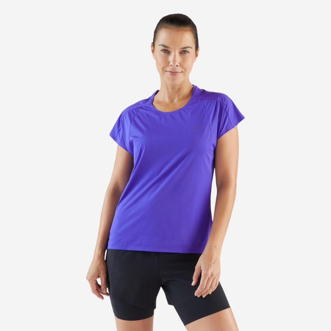 T-shirt de Running léger Femme - KIPRUN Run 900 Light – violet électrique