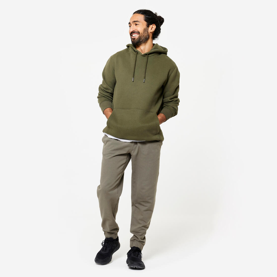 Pantalon jogging fitness regular homme