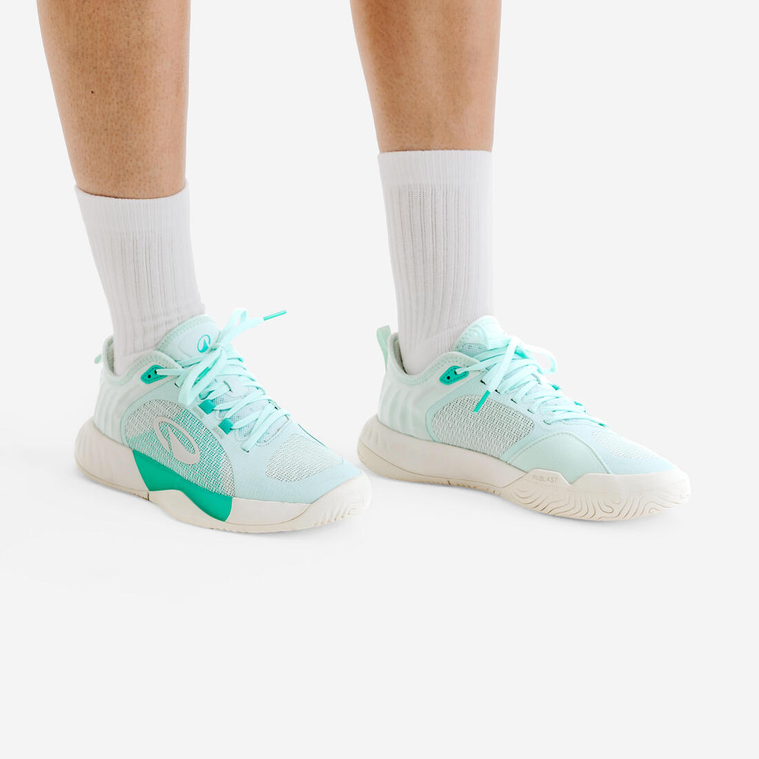 Chaussures de tennis multicourt confortables femme, Unrupt team vert
