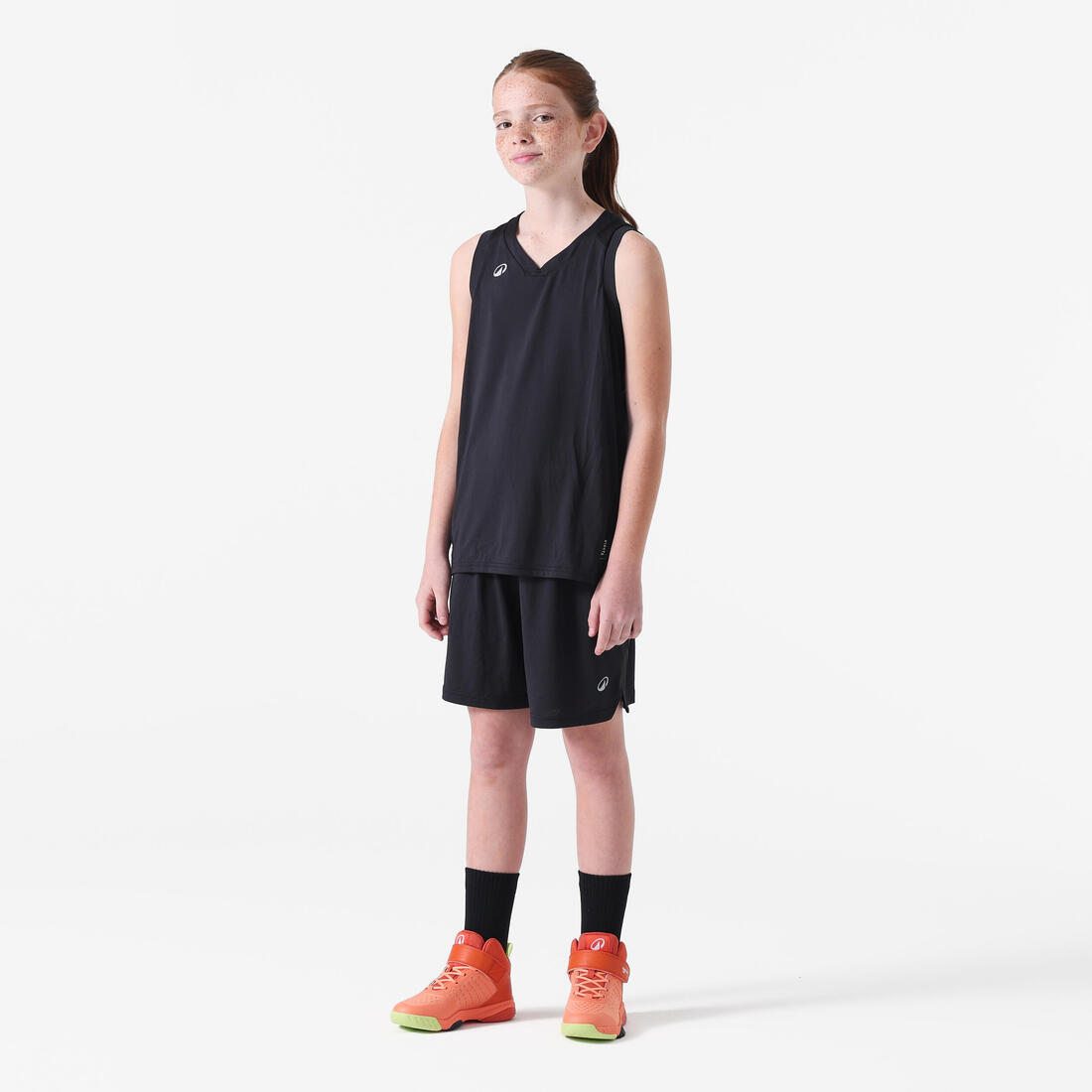 Short de basket avec poches enfant, 500