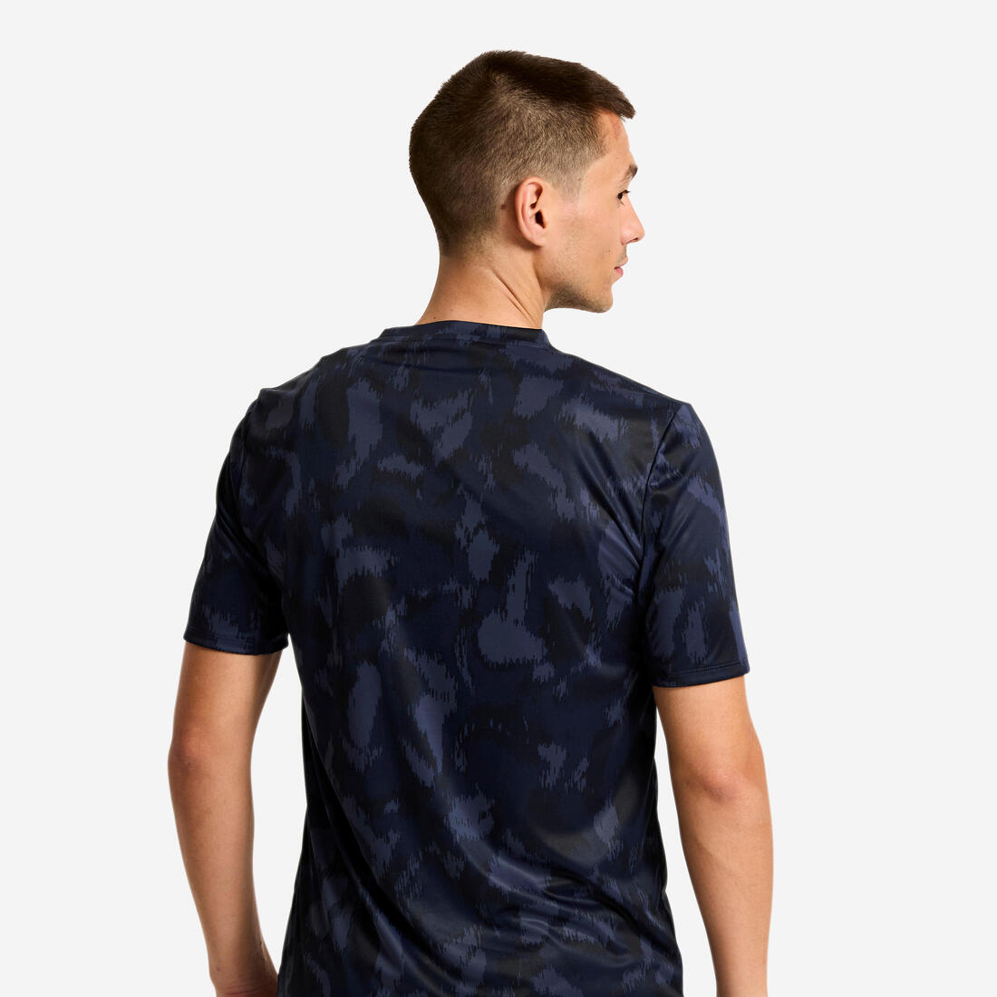 T-shirt de fitness manches courtes respirant col rond homme