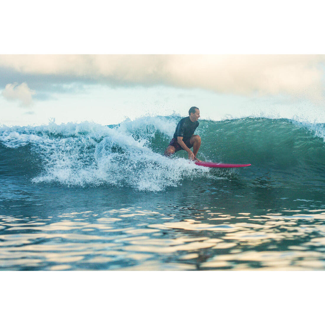 Surf boardshort standard 500 Risca Black