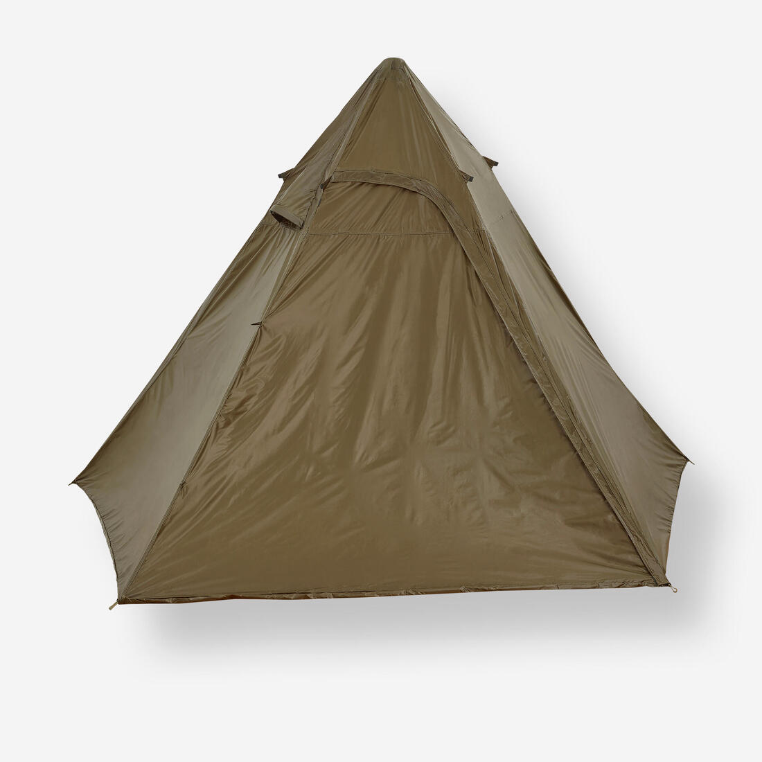 Tarp Tipi Bushcraft Bivouac Imperméable 2 Personnes+ Kaki – vert Kaki cendré