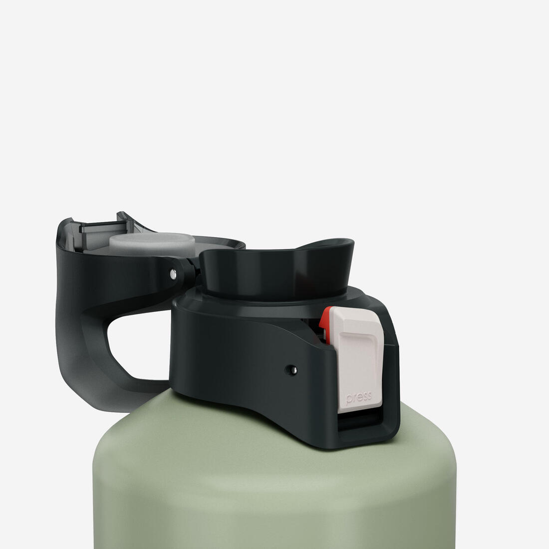 Gourde alu 1,5l avec bouchon à ouverture rapide pour la randonnée